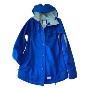 Vintage Y2K Nike 6.0 Snowboard Ski Skate Jacket Parka Coat Women XL Blue Dunk